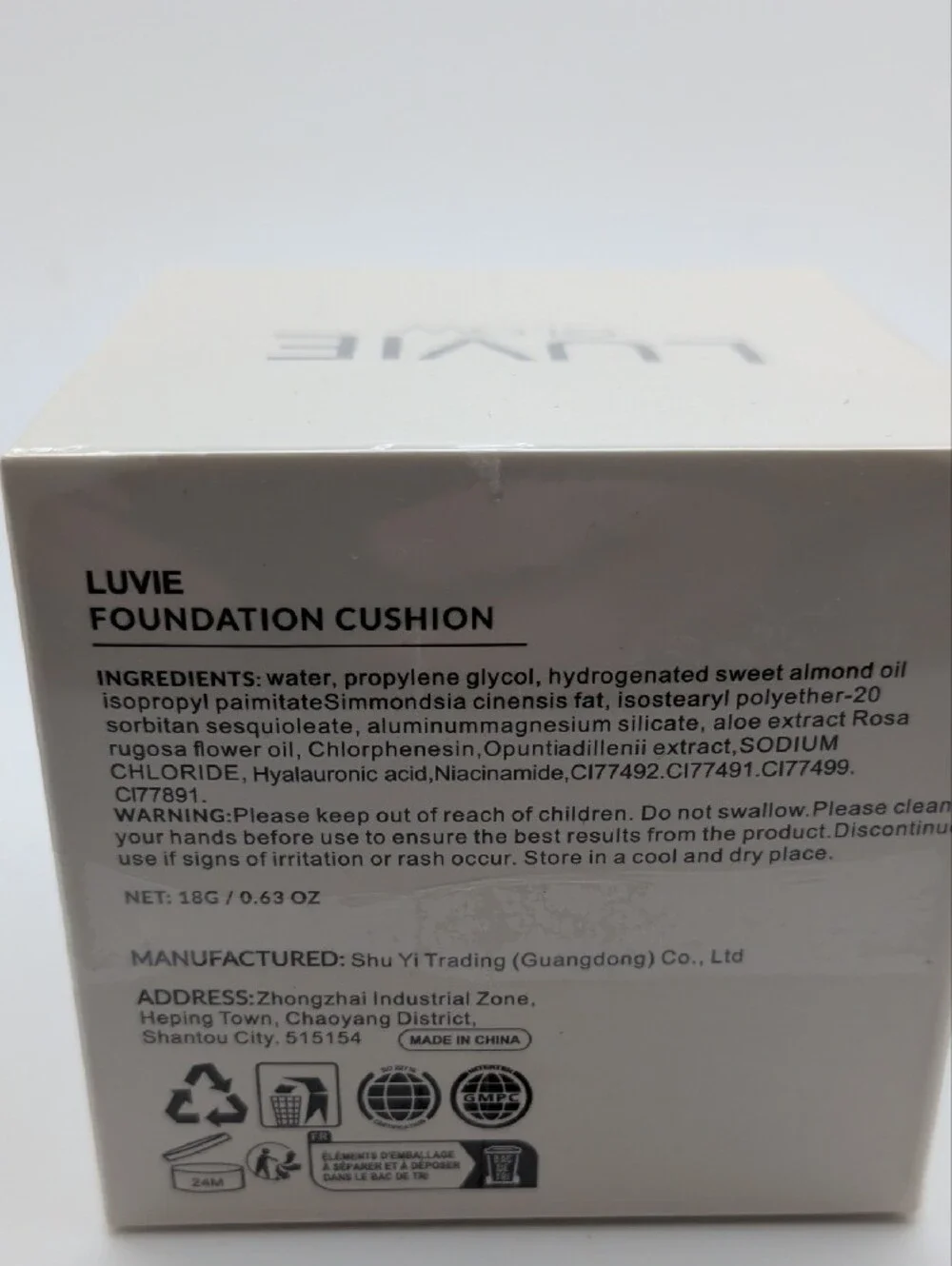 Luvie Glow Foundation Cushion - Warm